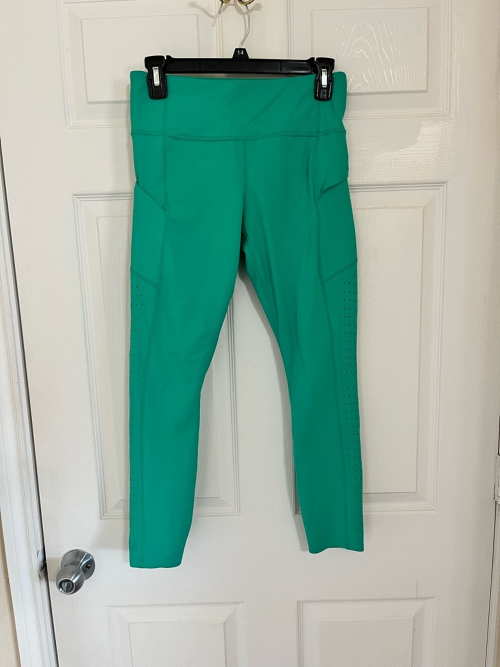 Athleta Green High-Rise Performance Leggings
